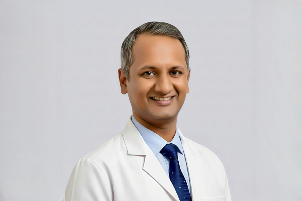 dr vaibhav shirke surgeon appron grey background horizontal